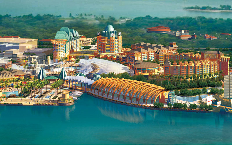Singapore Sentosa City Ultra-Luxury Entertainment Complex